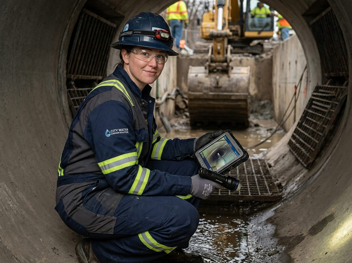 Sewer Line Inspection & Replacement in Satin